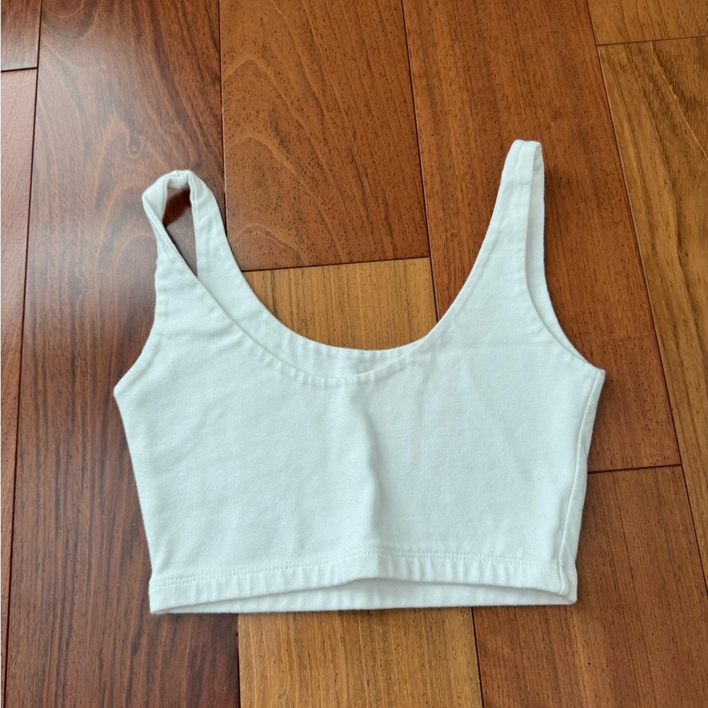 Brandy Melville White Bra Top